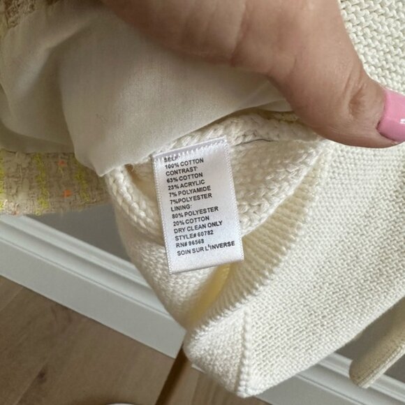 Charlotte Tarantola Bouclé Knit Blazer Jacket – Size Large (NWT) - Picture 5 of 9